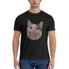 Beluga Cat Meme Face Smiling Active T-Shirt Mens Graphic T-shirts Oversized T Shirts Mens T Shirt