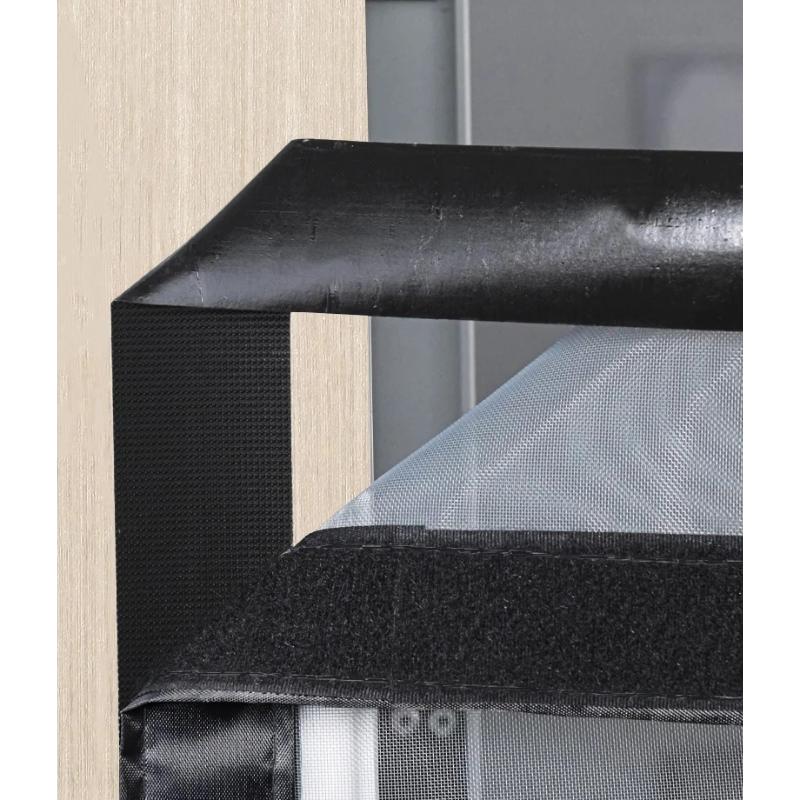 Magnetic Door Screen Custom Size Mosquito Net Curtain Fly Insect Automatic Closing Invisible Mesh For Kitchen indoor living room