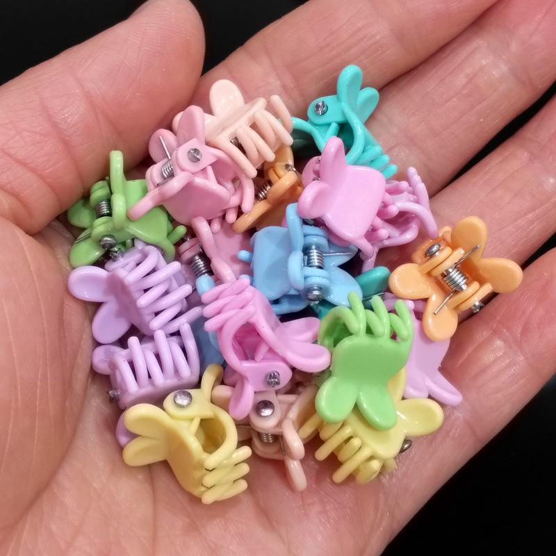 Set Mini Mollette per Bambini: Clip Margherita, Coniglio, Stella, Fiore di Prugno