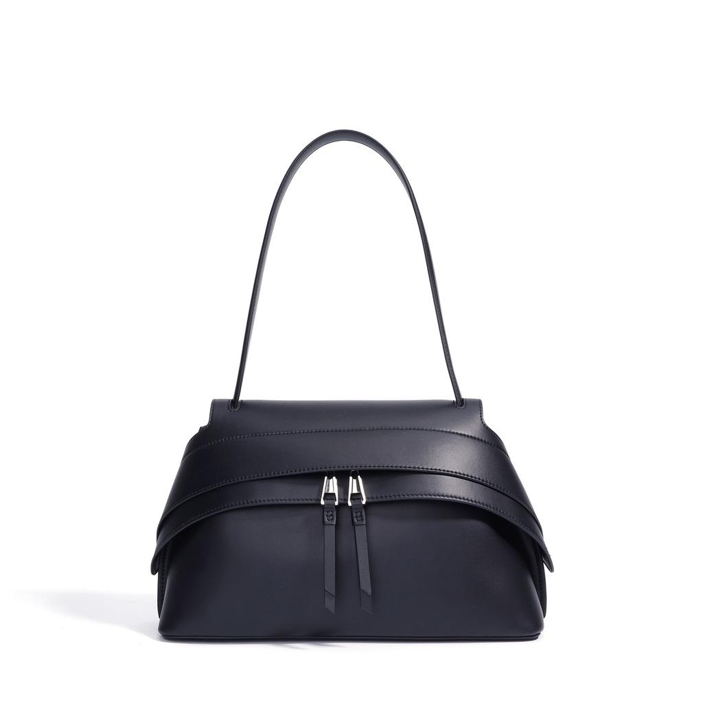 Simple trend saddle oblique span bag design single shoulder simple versatile portable commuter women's bag
