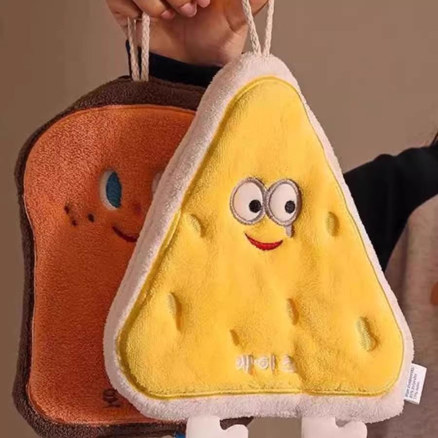 Pengyi Cartoon Hand Towel: Absorbent, Cute, Multi-Size Square Handkerchief