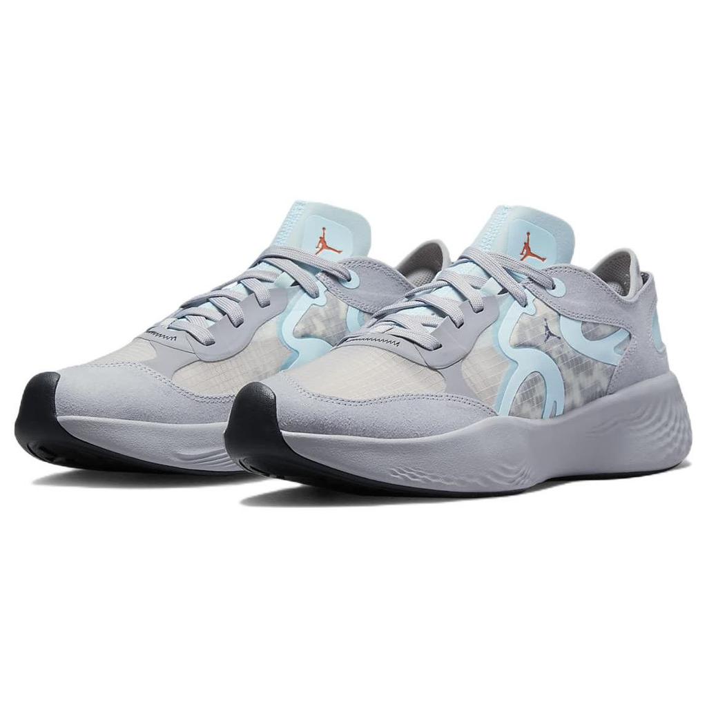 Jordan Delta 3 Low Wolf Grey Glacier Blue Men Sneakers Black Safety-Orange DN2647-080