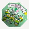 1pc Keroppi Frog Family 35th Anniversary Edition Automatic Open/Closed Umbrella - Portable Three-Fold Design with 8-Bone Iron Frame, Outdoor, Gift for