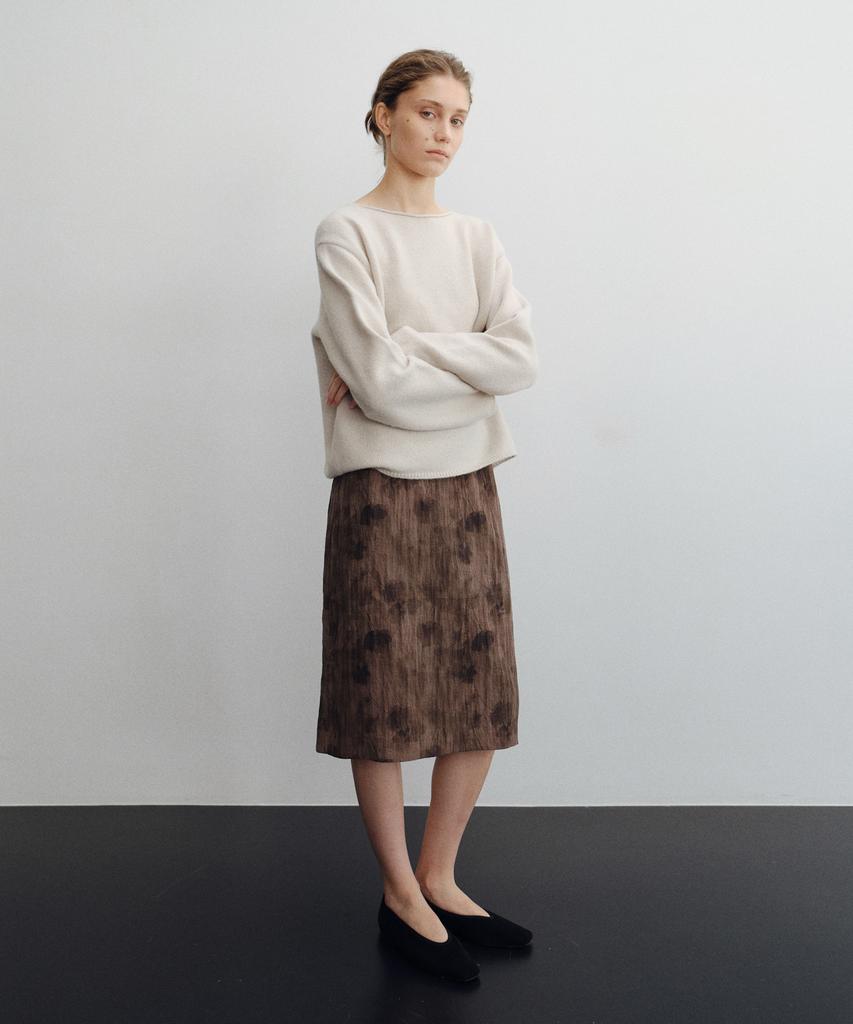 LOTE Baby Alpaca Boatneck Knit_2 Color