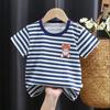 Cute Cotton Short-sleeved T-shirt Tops Children's Clothing Baby Clothes Cartoon