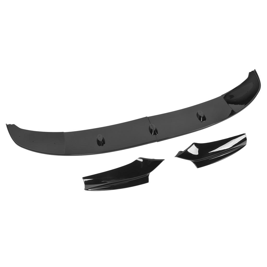 4pcs Front Bumper Lip High Hardness Front Bumper Lip Body Kit for 5 Series F10 F11 M Sport 2011 to 2017 Glossy Black