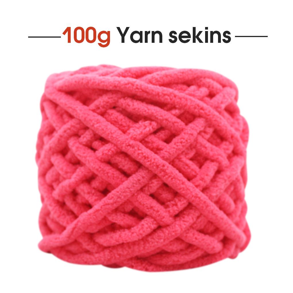 100g Soft Knitting Yarn Hand-knitting Thread Scarves Beanie Hat Cap Hand-knitted Crocheting Yarns DIY Craft Needlework Accessory