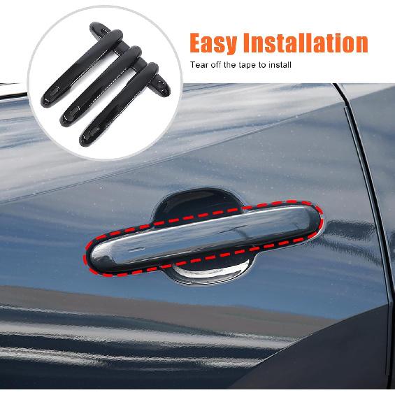 Car Exterior Door Handle Cover Compatible with Toyota Grand Highlander 2024 2025 2026,ABS Car Front Rear Outside Door Handle Covers Decoration