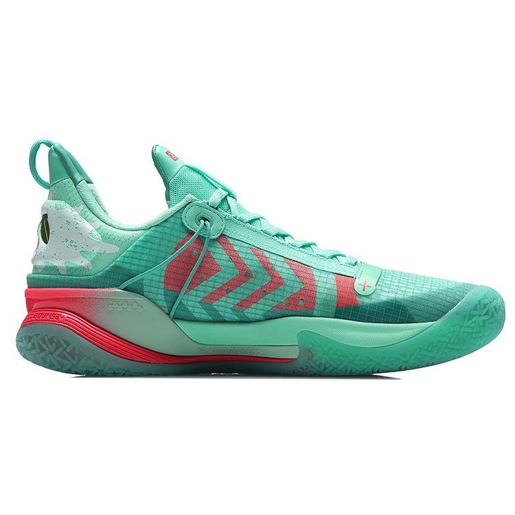 Li-Ning Speed 7 Premium Cherry Milkshake Men Sneakers Green Neon-Azure-Green Jade-Cream ABAR017-1