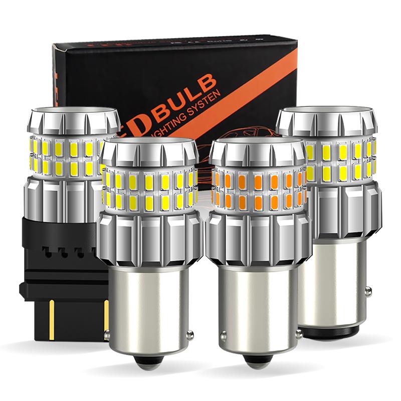 2PCS 1156 BA15S P21W BAU15S PY21W Parking Lamp Daytime Running/reverse/Brake Lights/Turn Signal 1157 T20 7443 W21/5W 3157 P27/7W