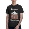 Dungeon And Dragon Meowster 100 Cotton Casual Breathable Confortable Manga Mens TShirts Clothes Men