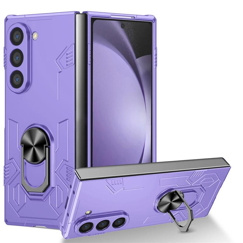 360 Ring Magnetic Ring Kickstand Lens Protection Armor Shockproof Full Body case for Samsung Galaxy Z Fold 7 6 5 / Z Fold 4 3 2