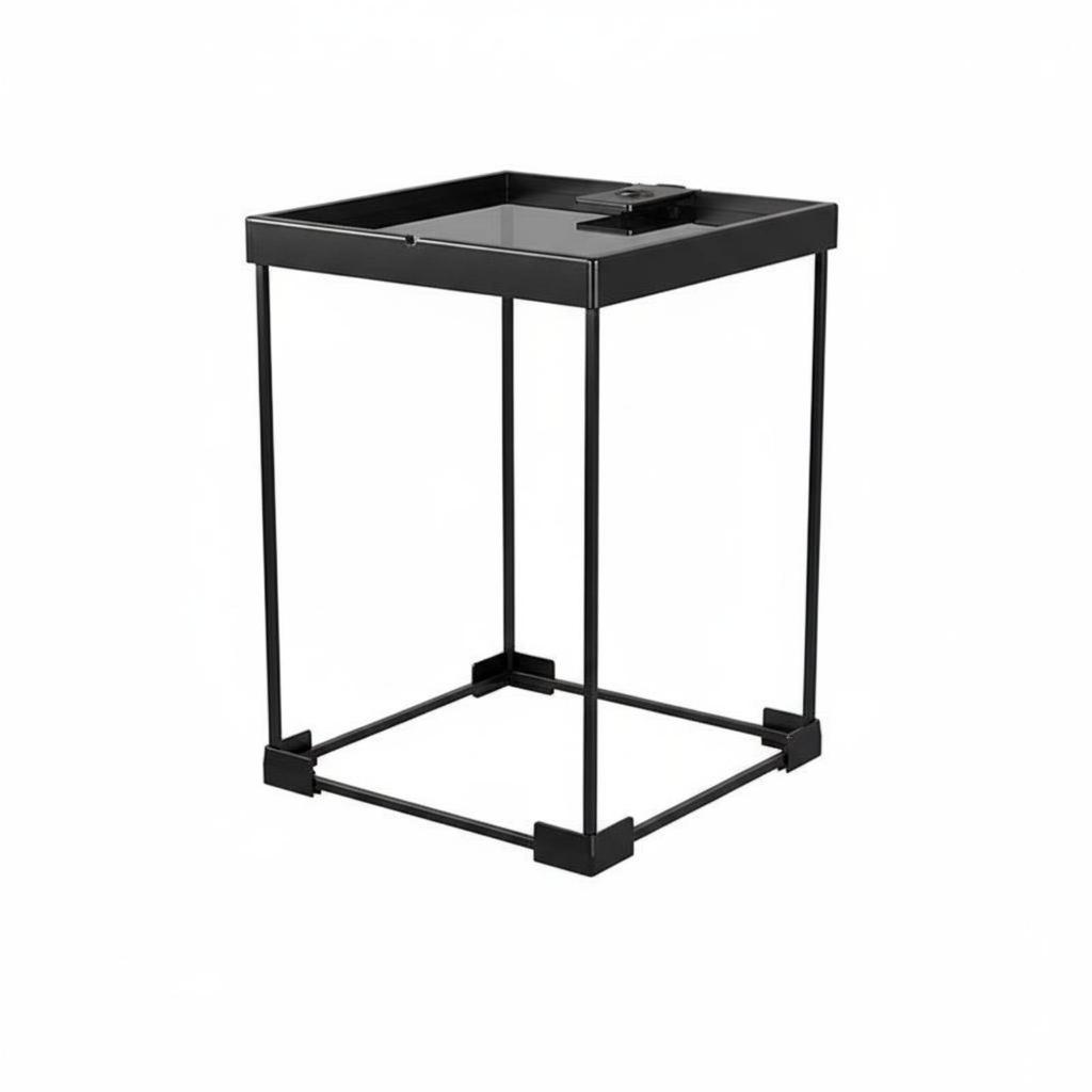 Spotted Gecko Enclosure Anti-Prevent Exit Design Panoramic Glass Enclosure Transparent Arachnid Enclosure Sturdy Construction
