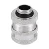 2PCS Quick Tightening G1/4 Compression Fitting OD 14MM Silver/Black Extender Connector Hard Tube Fitting Computer Water Cooling