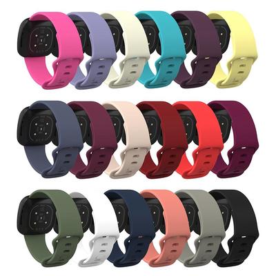 Silikonarmband für Fitbit Versa 3/4 Smart Watch Band Ersatzarmband für Fitbit Sense