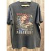Charcoal Grey Neutral Shirt PARAMORE American Rock Band Pattern
