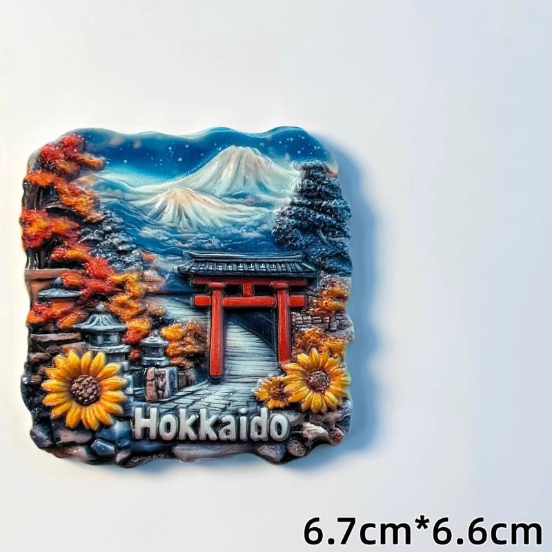 Japan Refrigerator Magnets Tokyo Travel Souvenirs Mount Fuji Hokkaido Sapporo Fridge Stickers Birthday Gifts