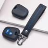 Anti Lost Silicone Keychain Lanyard for Peugeot 107 108 206 207 307 308 Citroen C1 with Keychain Honeycomb Texture Non Slip Grip Car Remote Key Sleeve