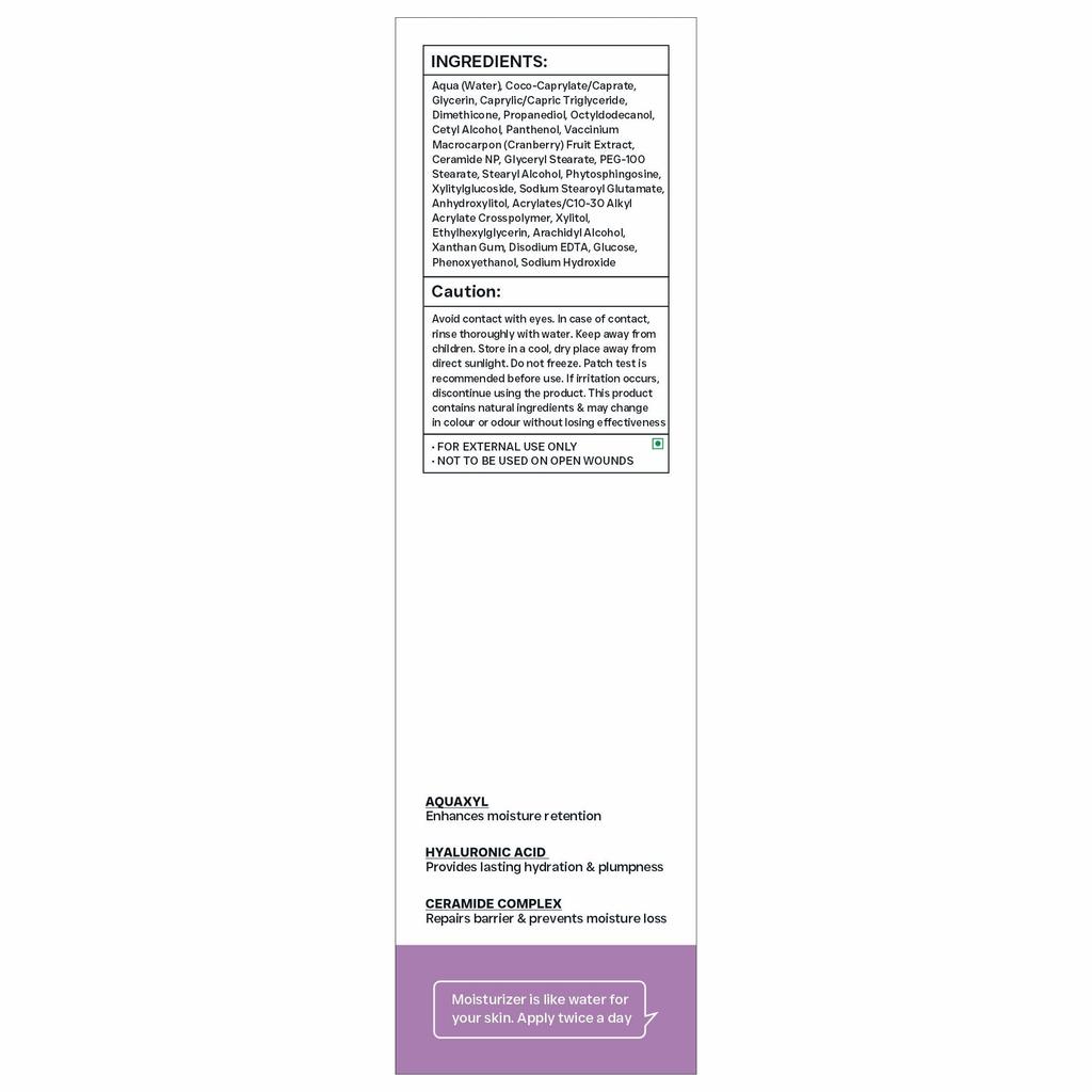 DERMATOUCH Ceramid-Barriere-Reparatur-Feuchtigkeitscreme | Tiefenfeuchtigkeit & Stärkung der Hautbarriere | Hilft, Feuchtigkeitsverlust zu reduzieren | 100g