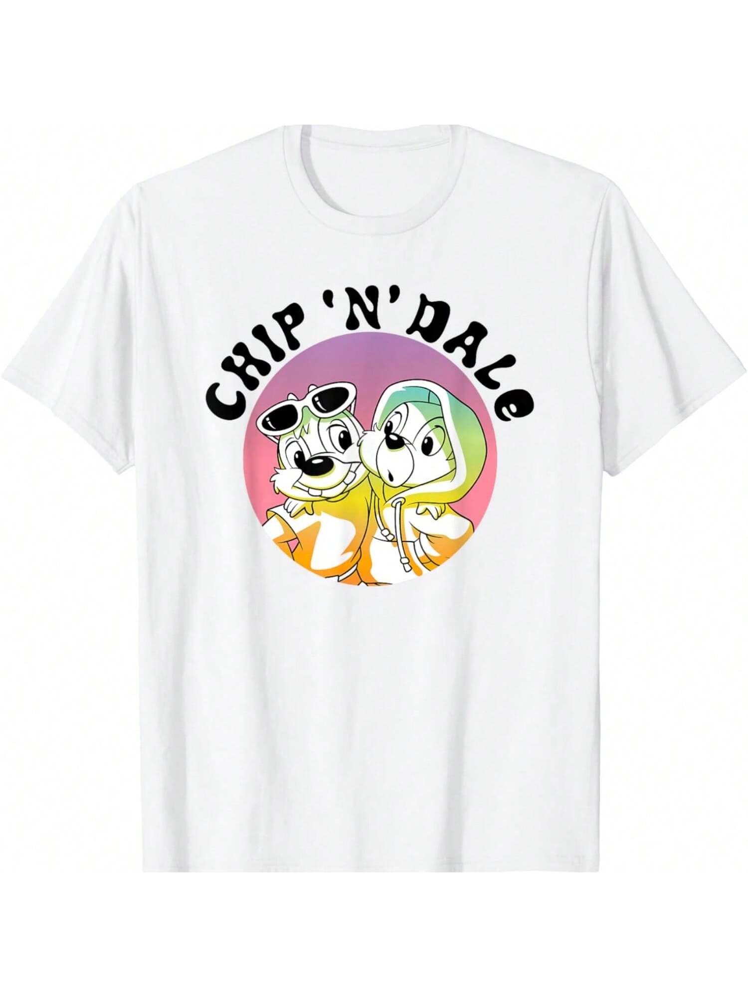 Chip n Dale Rescue Rangers Cool Buddies Gradient T-Shirt S разноцветный