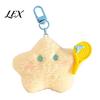Kawaii Star Moon Plush Pendants Pendant, Cute Keychain Charm Decorative Keyring Accessories for Handbags with Lobster Clasp, Soft Stuffed Pendant