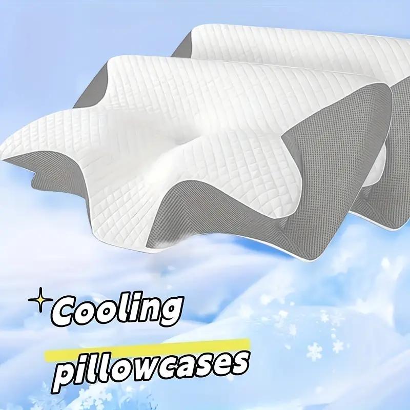 Rebound Memory Foam Butterfly Pillow Breathable Neck Protection Special-shaped Memory Pillow Sleeping Cervical Pillow Bone Correction Pillow