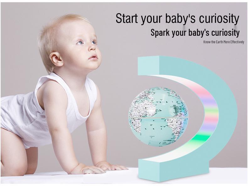 Creative Magnetic Levitation Globe Ornament - Perfect Desk Gift for Clients and Events