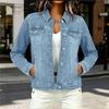 Denim Jacket with Pockets – Slim Fit Casual Everyday Outerwear