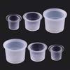 100pc S/M/L Plastic Disposable Microblading Tattoo Ink Cups Tattoo Permanent Makeup Pigment Clear Holder Container Accessory