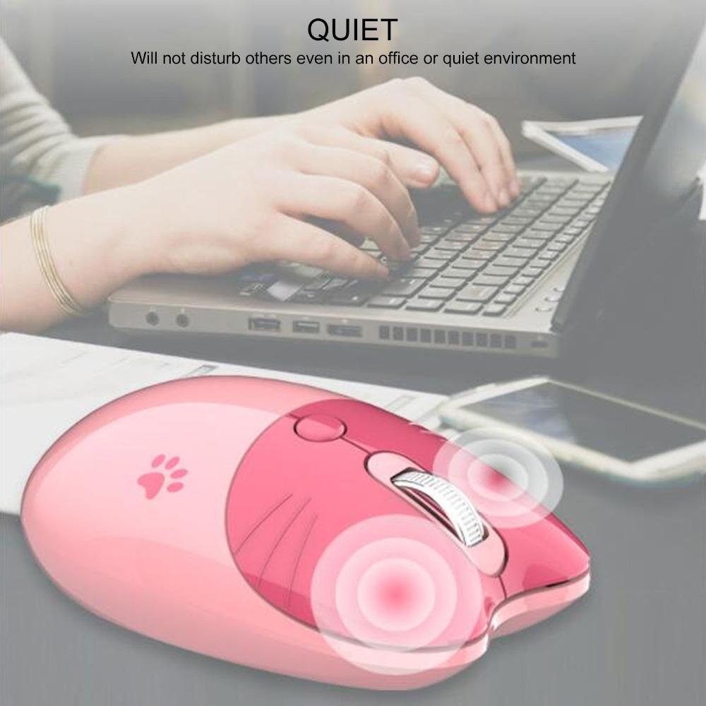 2,4G Katze Drahtlose Maus Plug & Play Niedliche Maus Lustige Drahtlose Maus Büro