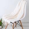 Women 70x200cm Faux Cashmere Solid Fringe Scarf Minimalist Elegant A/C Shawl Soft Breathable Autumn And Winter Warm Scarf