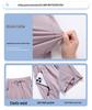 Unisex Quick-Dry Elastic Capris - Plus Size, Ice Silk, Loose Fit for Outdoor and Running