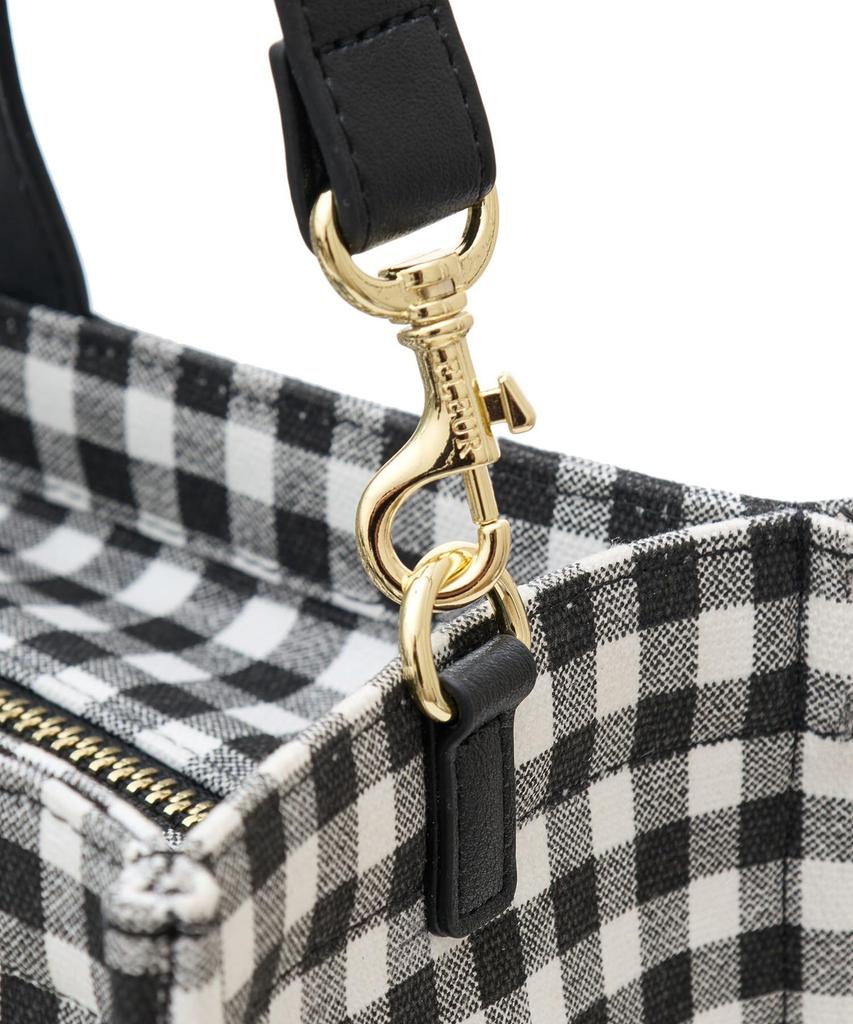 De Tote Narrow Ribbon Square Gingham Check [Maison Fleur] Bag, Bag, Women's,