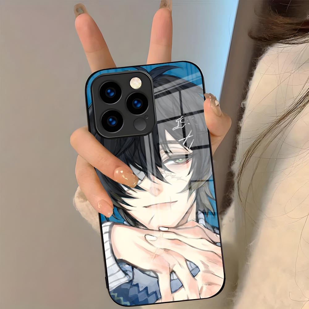 Slow Damage Anime Phone Case For IPhone 17 Pro Max 16 15 14 Pro Max 13 11 Plus Glass Cover