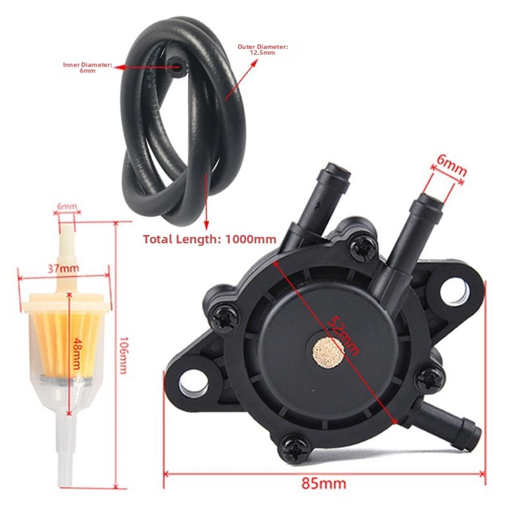 Complete fuel pump kit for mercury lawnmower with hoses clamps filter suitable for model 491922 691034 692313 M138498