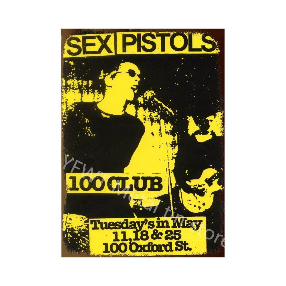 Segno Metallica Vintage per Band Rock, Decorazione per Bar di Casa, Garage, Club 20x30cm