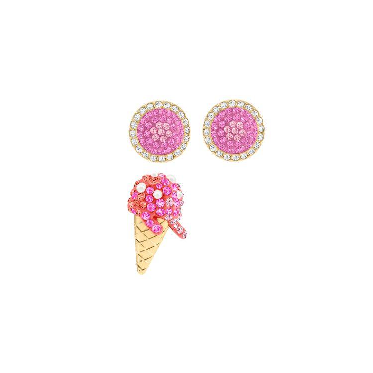 

Swarovski Ice Cream Cone Shaped Earring Set Women earrings Multicolor 5457497 Multicolor,F