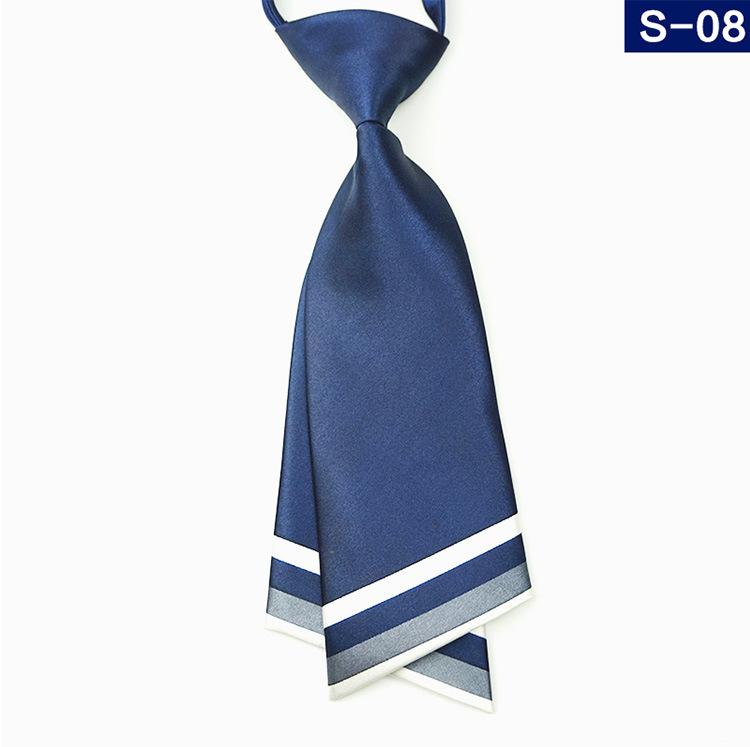 Abito 20Cm Cravatta Piccola Tinta Unita Doppio Strato Seta Imitata Corta Da Donna Cravatta Uniforme Scolastica Cravatta A Farfalla