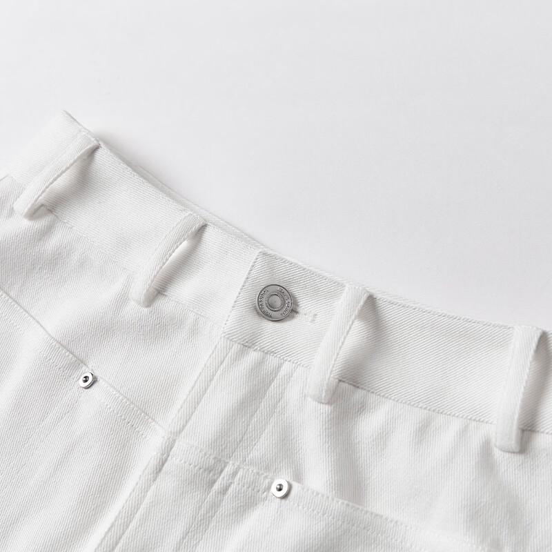 Xiangying Women's Tencel Cotton High-Waist Straight-Leg Pants