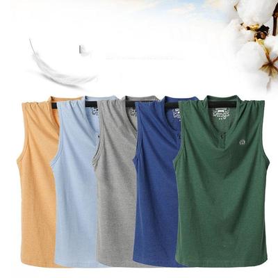 Men's Summer Casual Sleeveless T-shirts Sports Running Shirts Basic Moisturizing Sweating T-shirts Men's Sports Breathable T-shirts
