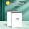 2025 Student Tear-Off Pad: B5 Blank Notebook & A4 Horizontal Line Memo Pad
