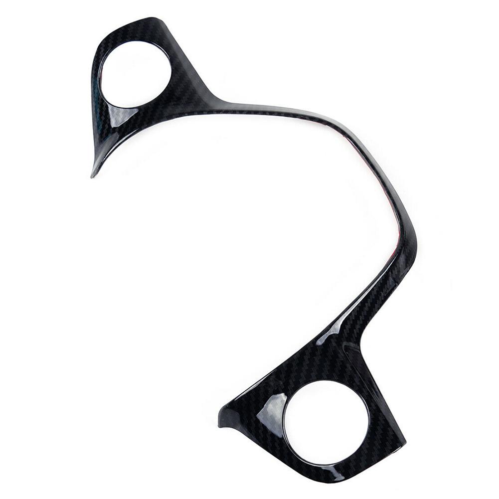 3 bucăți/set ornamente de acoperire a volanului stil fibră de carbon, stil auto, pentru Ford Focus 2012-2014, accesorii auto