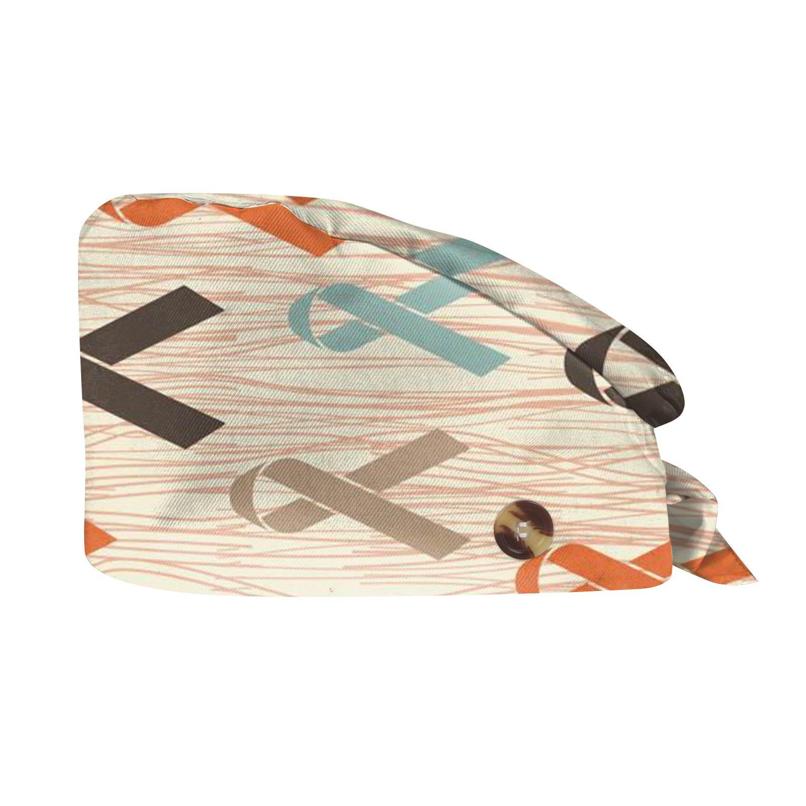 

Модна робоча шапка з принтом, повсякденна випрана шапка, шапка-обгортка One Size хакі