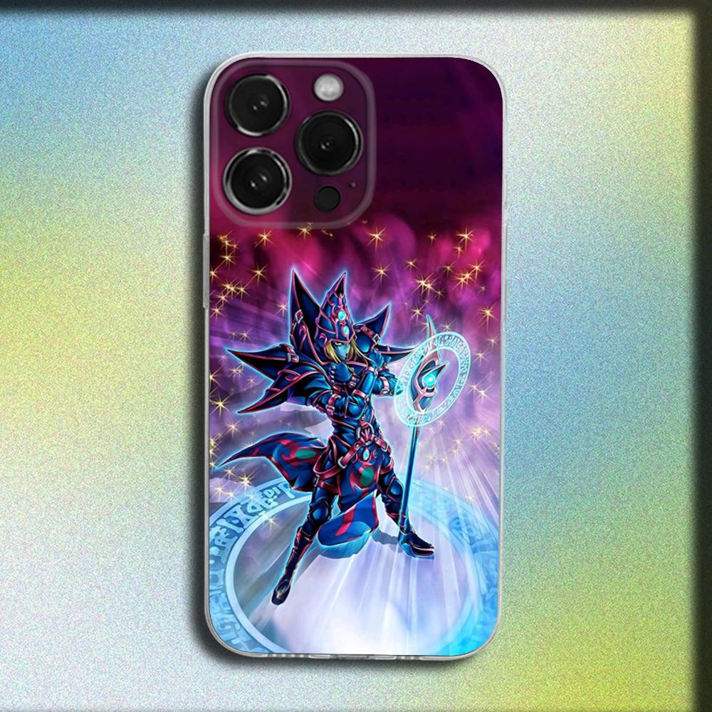 Anime Game Yu-Gi-Oh Phone Case For iPhone 16,15,14,13,12,11 Plus,Pro,Max,XR,XS,X,Plus,SE,Mini Transparent Soft Cover