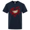 Evil Clown Smile Printing Tops Men Women Casual Tee Clothes T-Shirts Crewneck Summer T-Shirt Sweat Cotton Loose T Shirt Couple