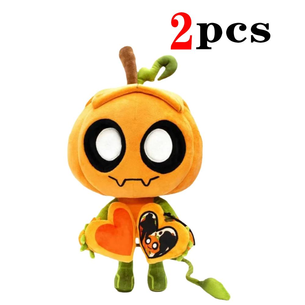 Cute Dandy’s World Gourdy Plush Toys XMAS Game Pumpkin Stuffed Doll Birthday Holiday Gifts Toys for Room Decoration