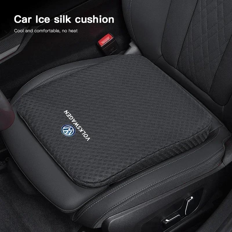 Car Accessories Ice Silk Seat Breathable Height Increasing Pad The For VW GTI Polo Golf 5 6 Passat B5 B3 Scirocco Tiguan Jetta