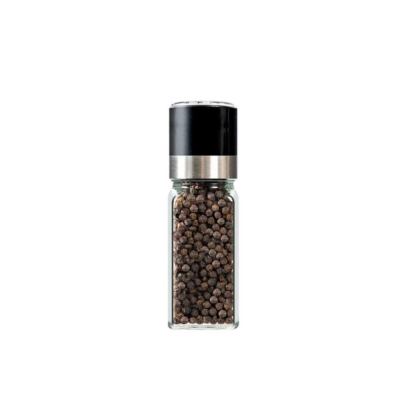 

Glass Pepper & Sea Salt Grinder: Manual Seasoning Bottle for Kitchen Grinder [1 piece] прозрачный