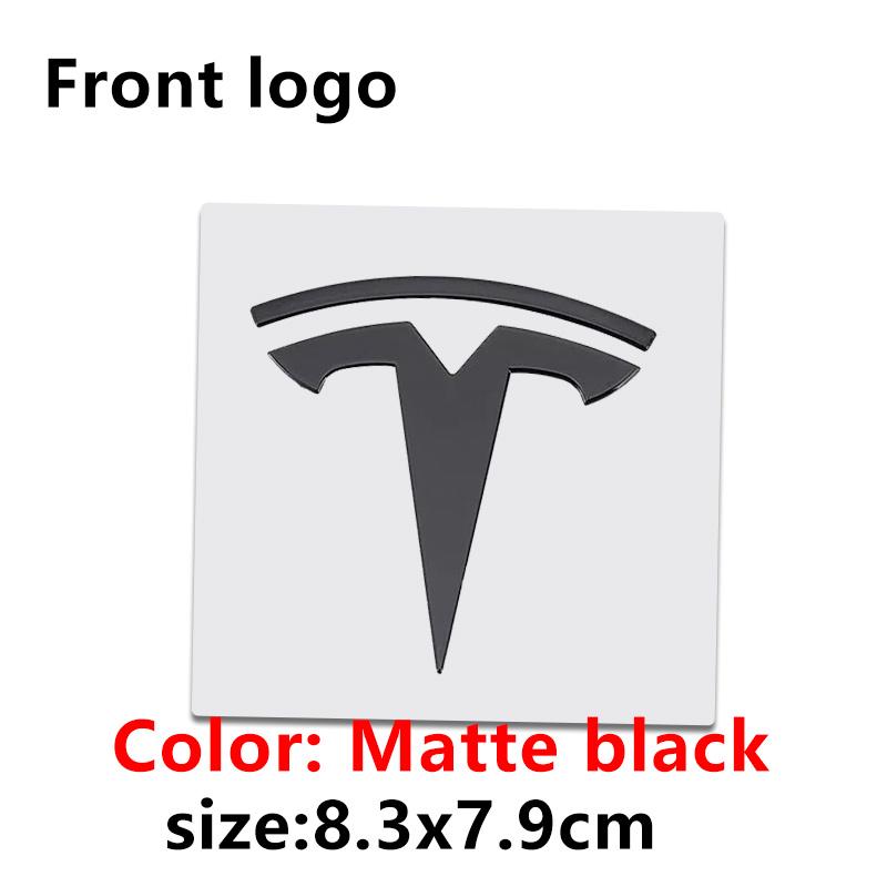 ALL1 1 PC Replacement Front Label Trunk Label for Tesla Model 3 Mode Y Logo Rear Tail Label Car Accessories Personalized Car Sticker