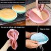 Silicone World 6/8 Zoll Silikon-Kuchenformen DIY Mousse Regenbogen Schichtkuchenform Runde Herzförmige Backform Backwerkzeuge